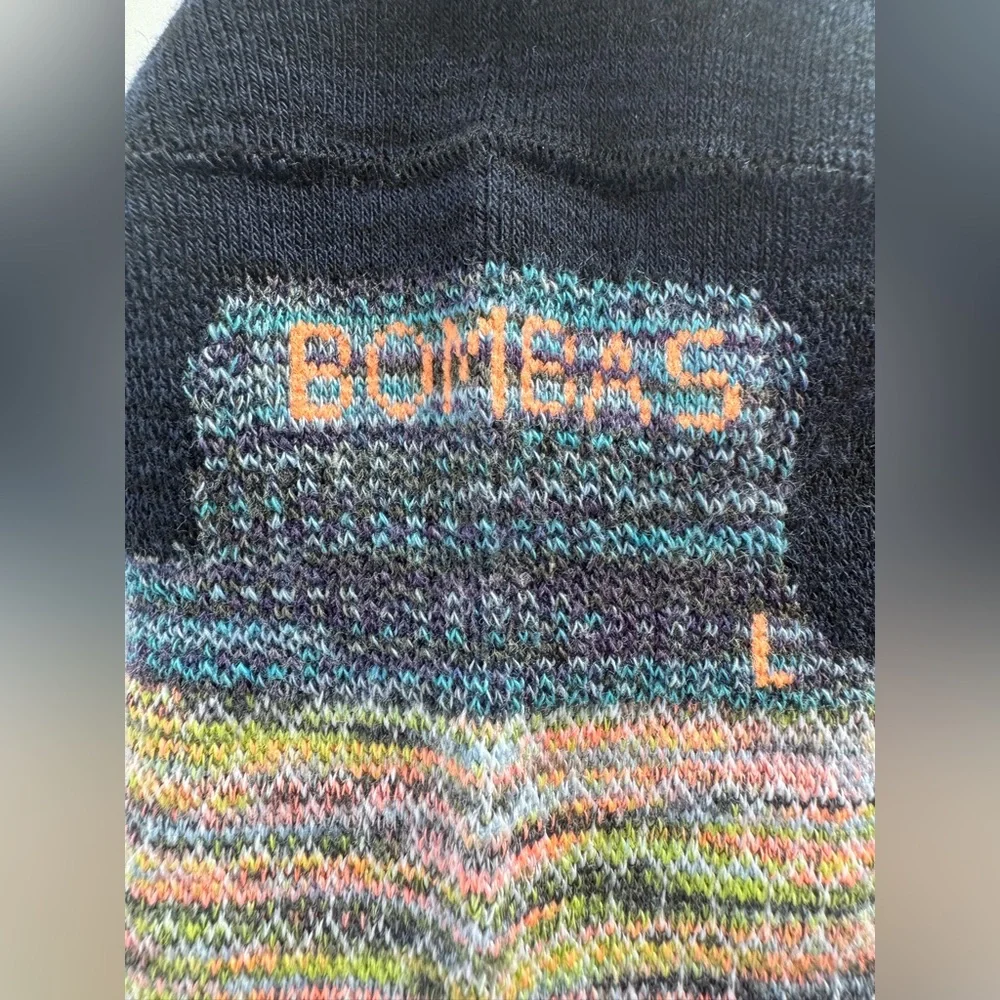Bombas Run Ankle Socks NEW Navy Womens Active Athletic Medium